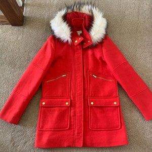 Maison Jules Red Winter Coat